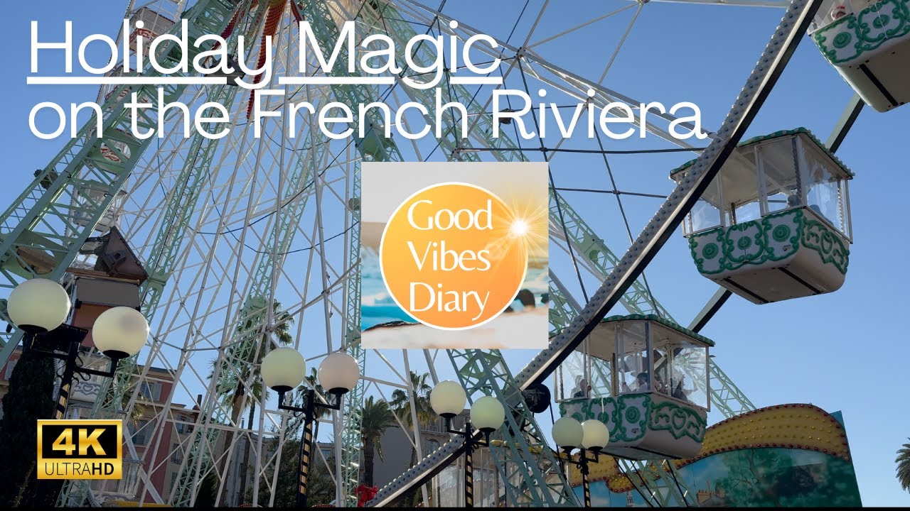 Visit Christmas Market in Nice, France with me