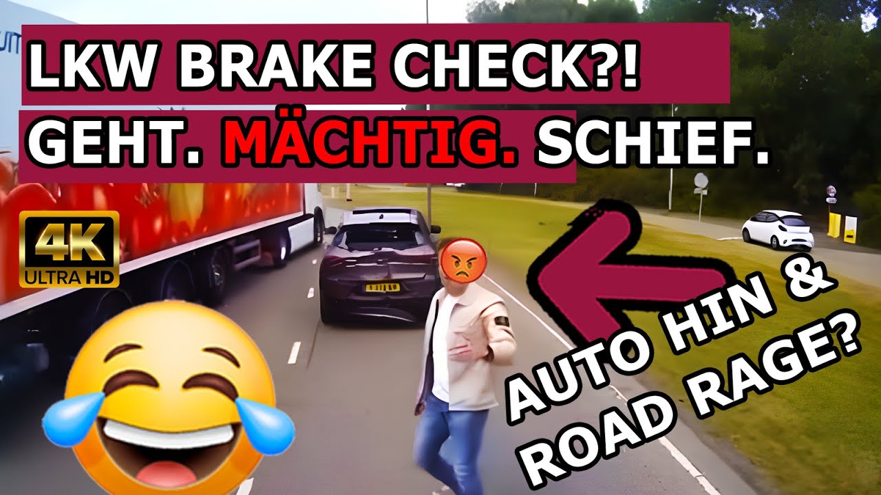 Audi RS3 versucht zu Posen & SUV-Fahrer bekommt nicht genug: Brake Check & Pöbeln.  4k Dashcams