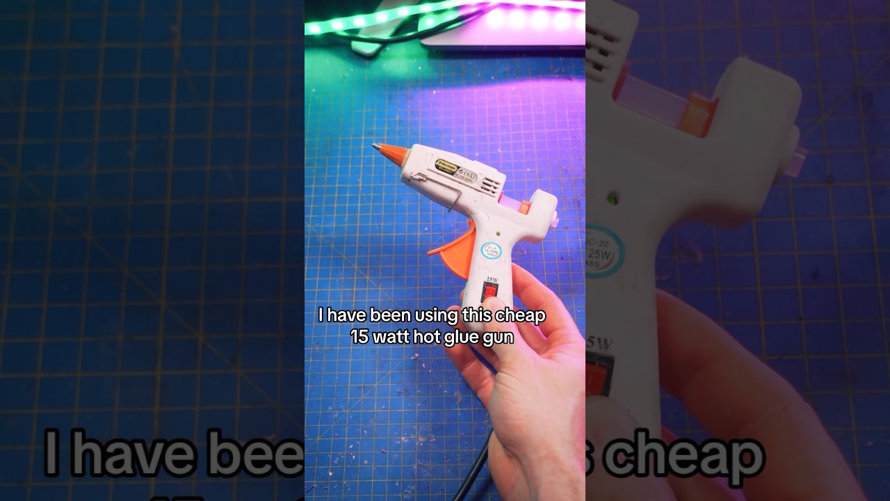 I have been using this cheap 15w hot glue gun to make ALL my props! #craftingtips