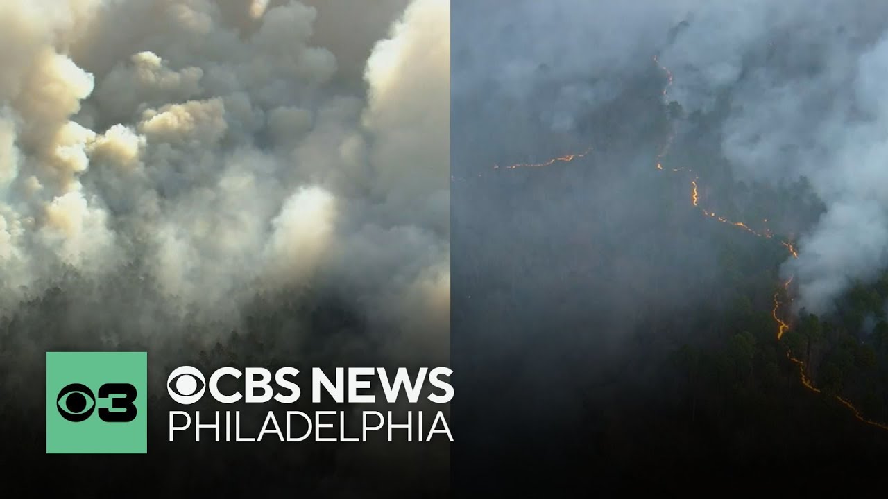 Drought, dry leaves fuel two wildfires in New Jersey