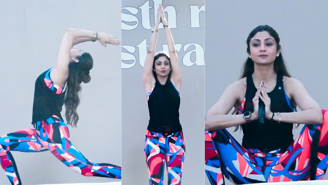 Fitness Queen Shilpa Shetty Promotes YOGA On The Occasion Women's Day | Mumbai | #womensday