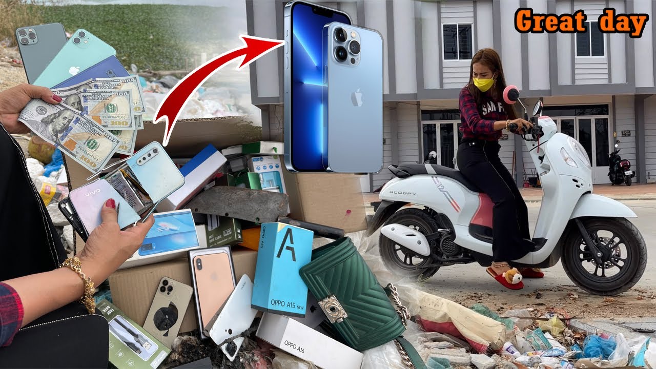 (Great day)😍 Found Money 500$ and lots of Phones,Restore Vivo S1 to iphone series