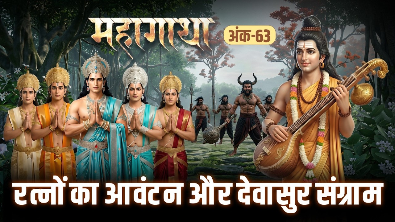 समुद्र मंथन के 14 रत्नों का रहस्य | देवासुर संग्राम | Mahagatha | Episode 63