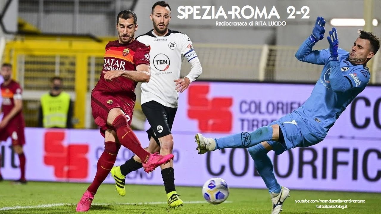 SPEZIA-ROMA 2-2 - Radiocronaca di Rita Lucido (23/5/2021) da Rai Radio 1