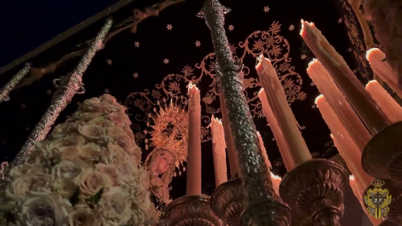 Entrada de la Virgen del Consuelo - Jueves Santo 2024 - Hdad. Del Silencio (Almería)