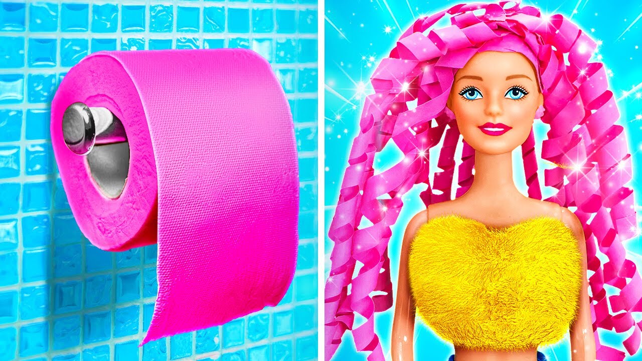 BARBIE GIÀU VS NGHÈO LỘT XÁC NGOẠN MỤC 🎀✨ Tiện Ích Sáng Tạo Và Mẹo Hay Với Búp Bê Từ 123 GO!