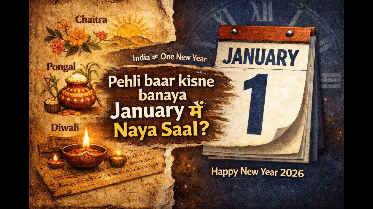 Pehli baar kisne bnaya January me Naya Saal ? || Happy New year 2026
