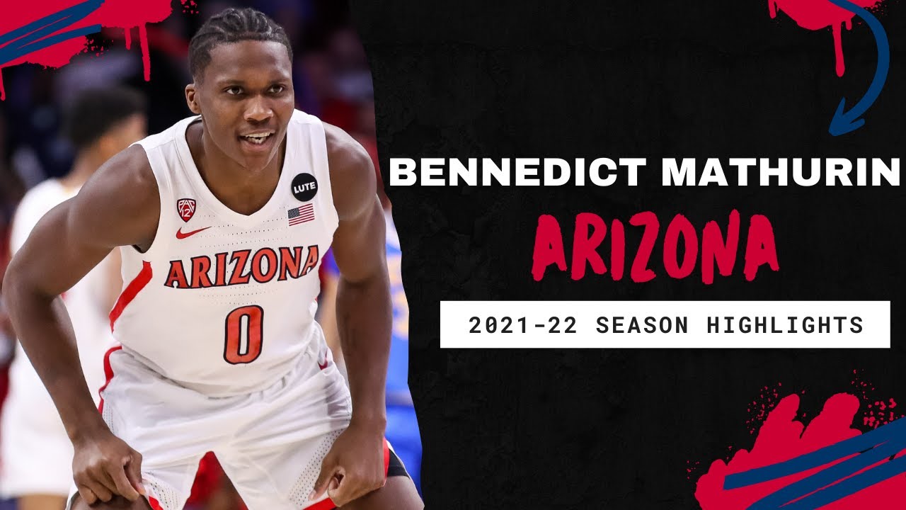 Bennedict Mathurin 2021-22 Arizona Wildcats Highlights