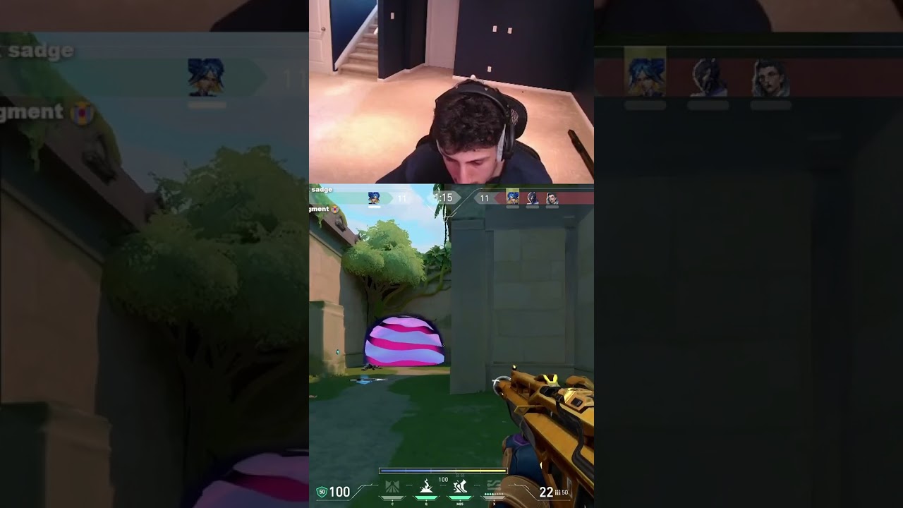 Mooda Insane Almost Clutch Moment #mediashareon #valorantclips