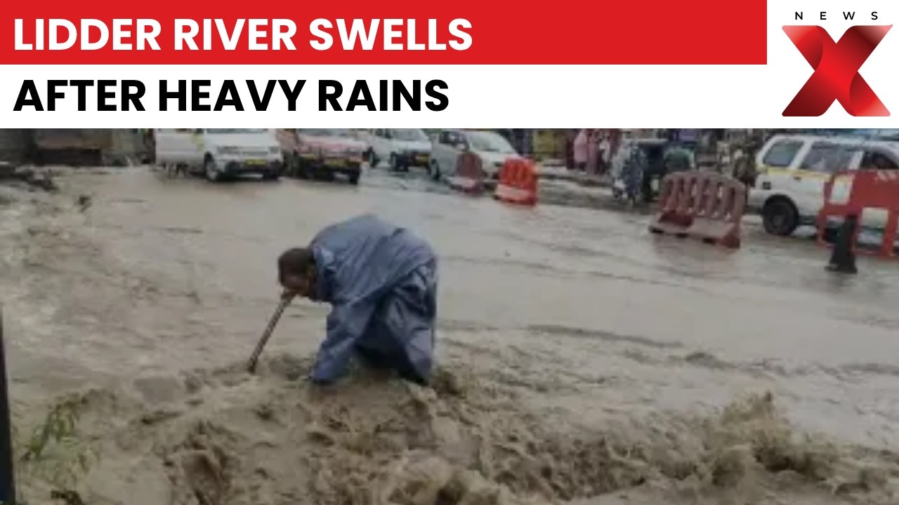 Pahalgam Flash Flood Alert: Lidder River Swells After Heavy Rainfall In Jammu & Kashmir