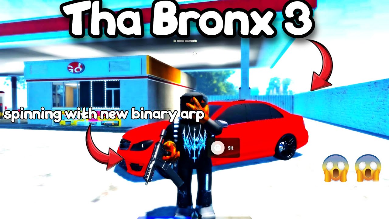 I WENT SLIDING WITH THE NEW BINARY ARP IN THA BRONX 3 ROBLOX HOOD GAME