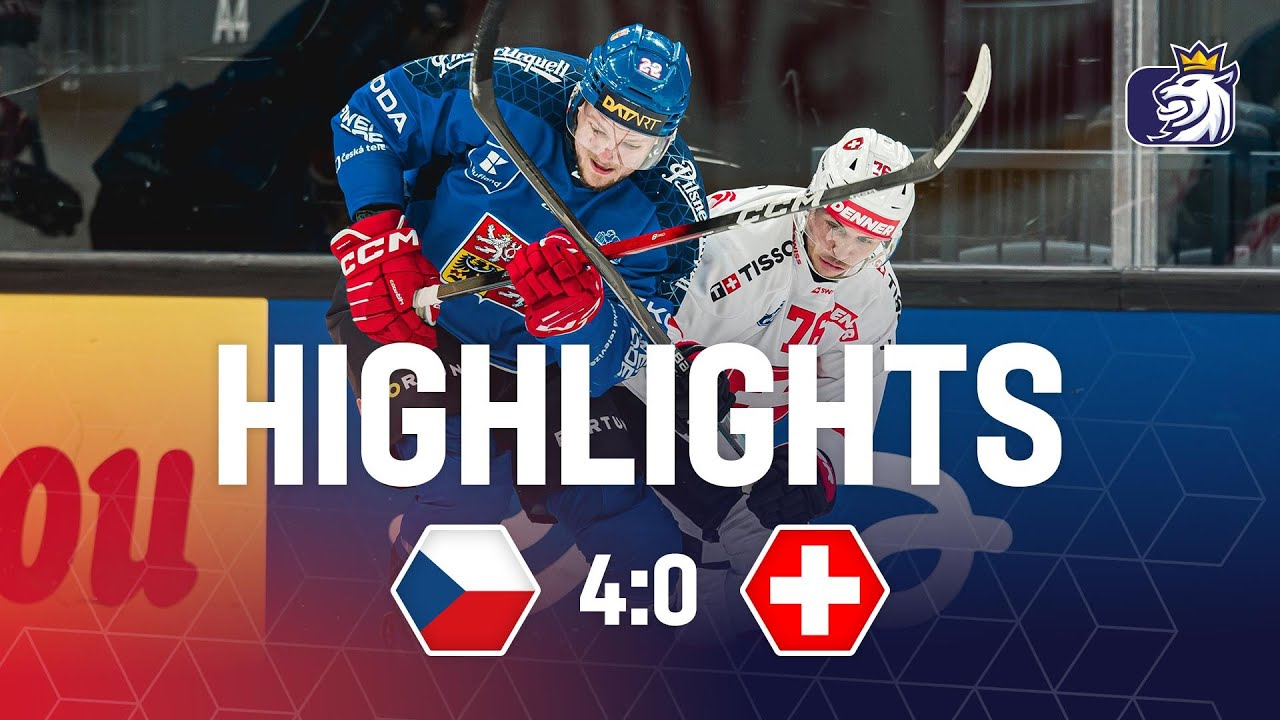 SESTŘIH: Česko - Švýcarsko 4:0 | Finské hokejové hry, Tampere