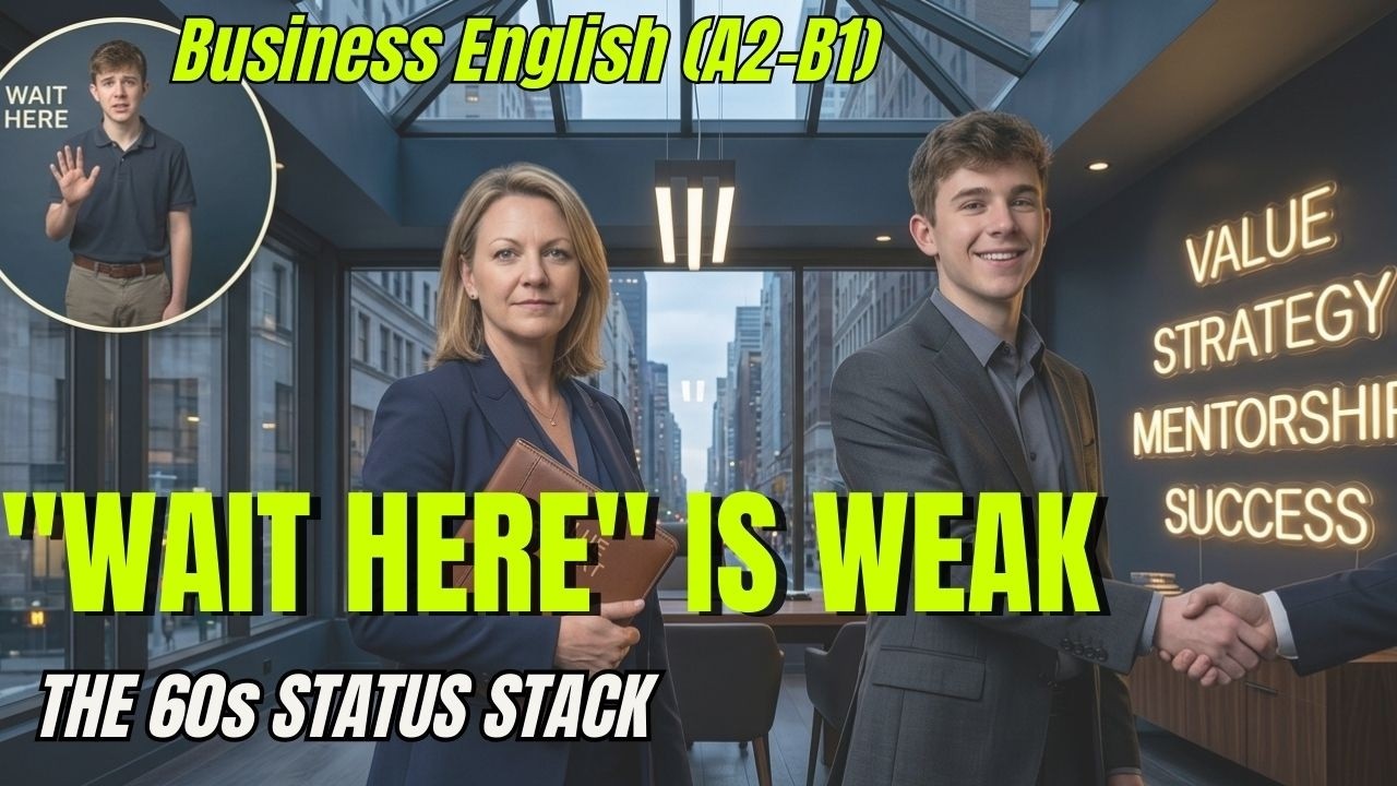 English Speaking Practice: Master the First 60 Seconds of a Meeting | Business English (A2-B1)
