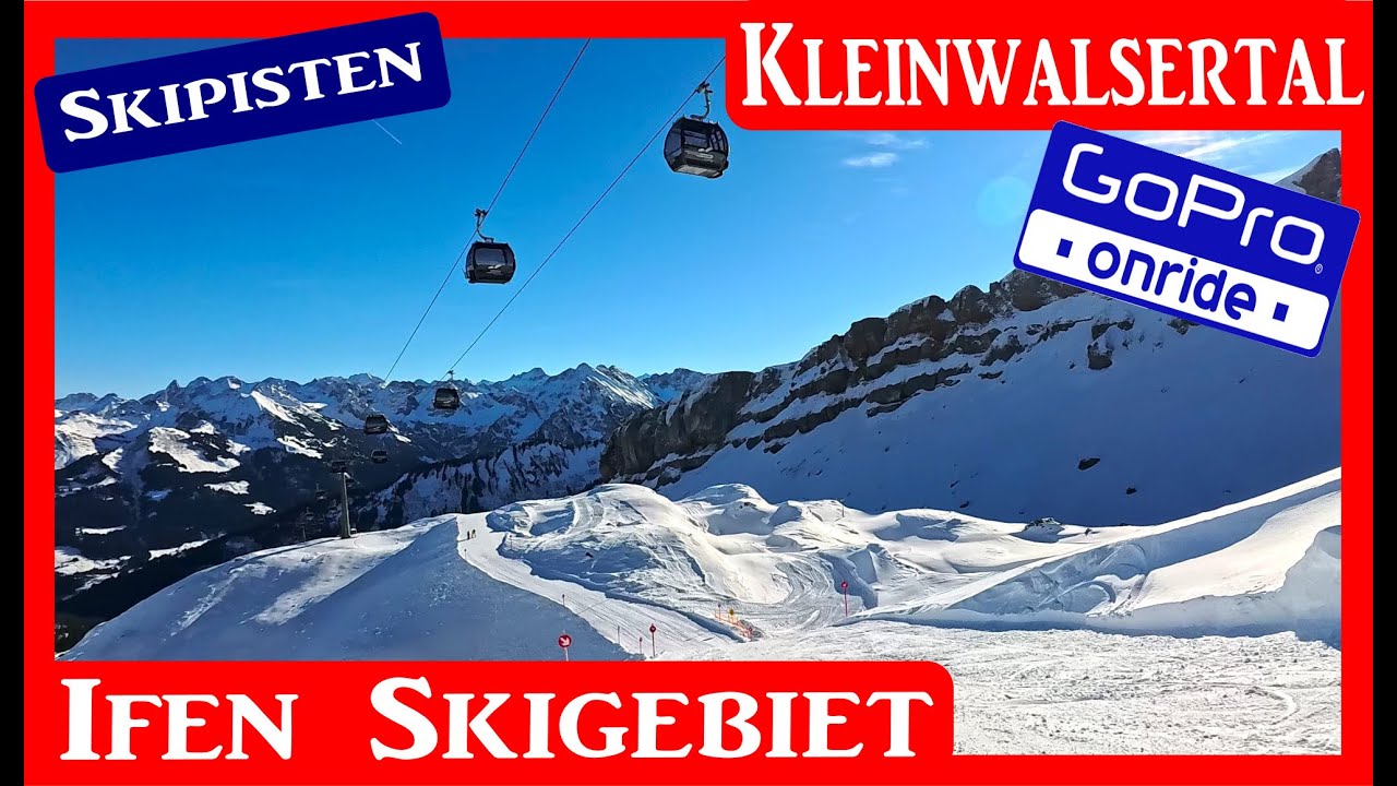 IFEN Skigebiet in KLEINWALSERTAL Pisten ONRIDE GoPro