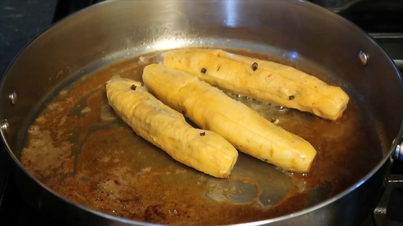 PLATANO MADURO AL CALDERO
