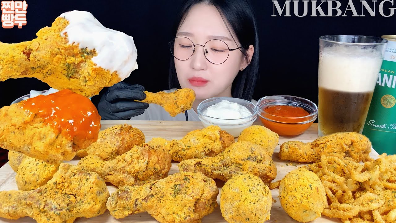 💛Fried Chicken & Cheese Ball | KOREANFOOD MUKBANG ASMR