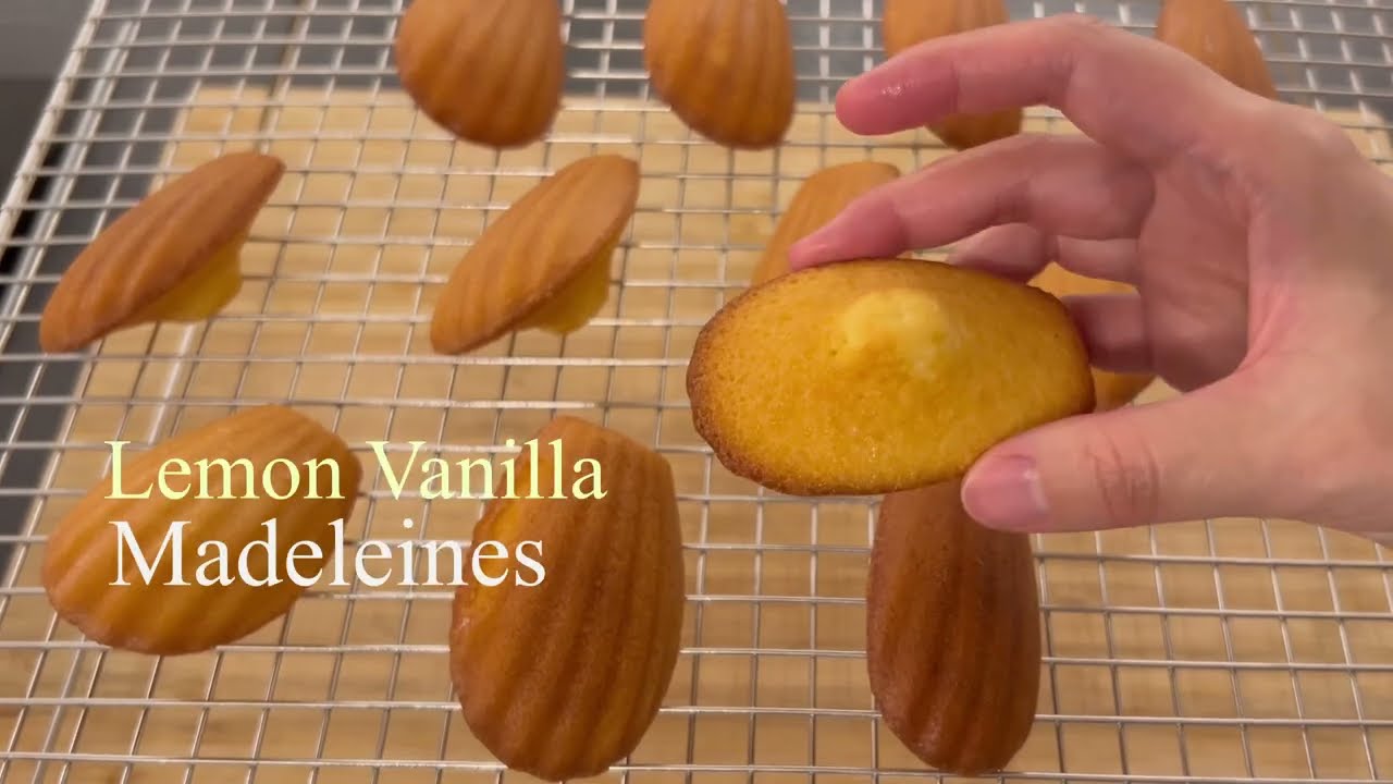 Lemon Vanilla Madeleines | Classic French Baking