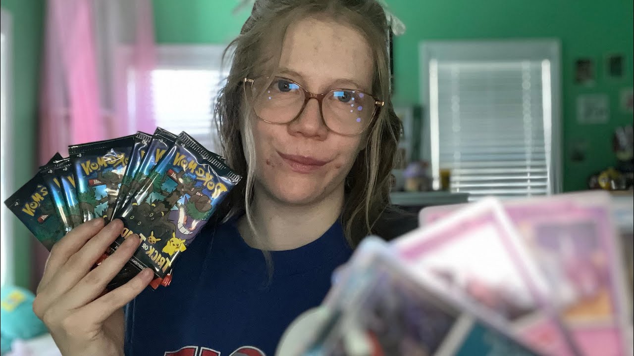 ASMR Pokémon Card Pack Ripping