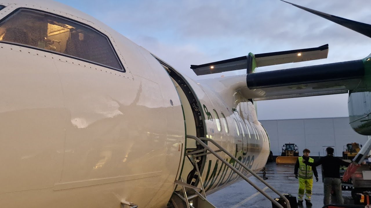 Trip report (Tromsø-Kirkenes) in widerøe dash 8-200 