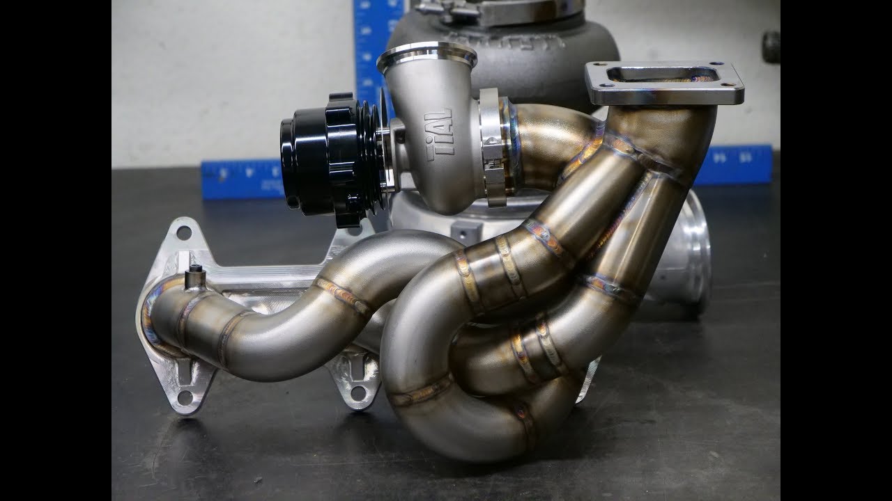 The most advanced Turbo manifold on an RX-7!