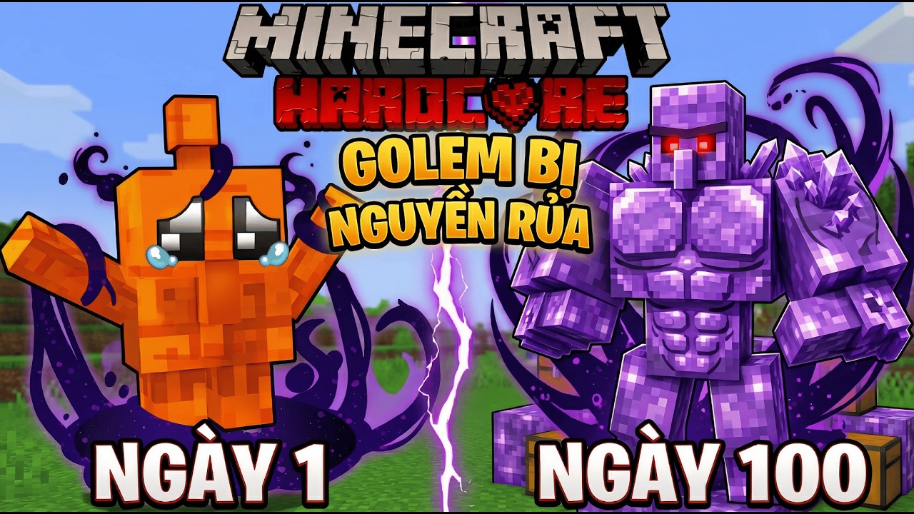Minecraft: 100 Ng&agrave;y Sinh Tồn Dưới Lốt Con Rối Bị Nguyền Rủa - Giải M&atilde; K&yacute; Ức Đen Tối!