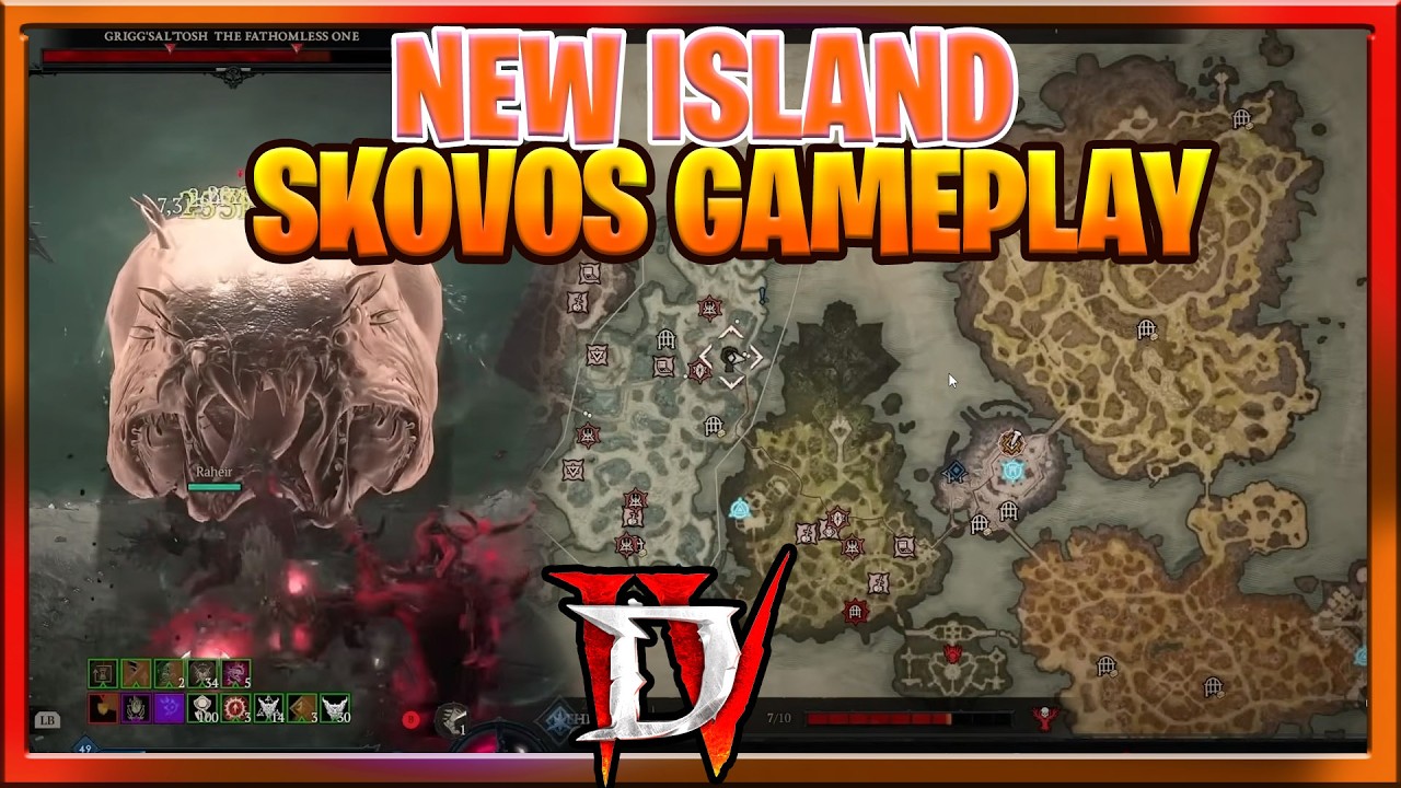 Геймплей Diablo 4 на новом острове Сковос: новый класс Чернокнижник. Реакция на &laquo;Владыку ненавист...