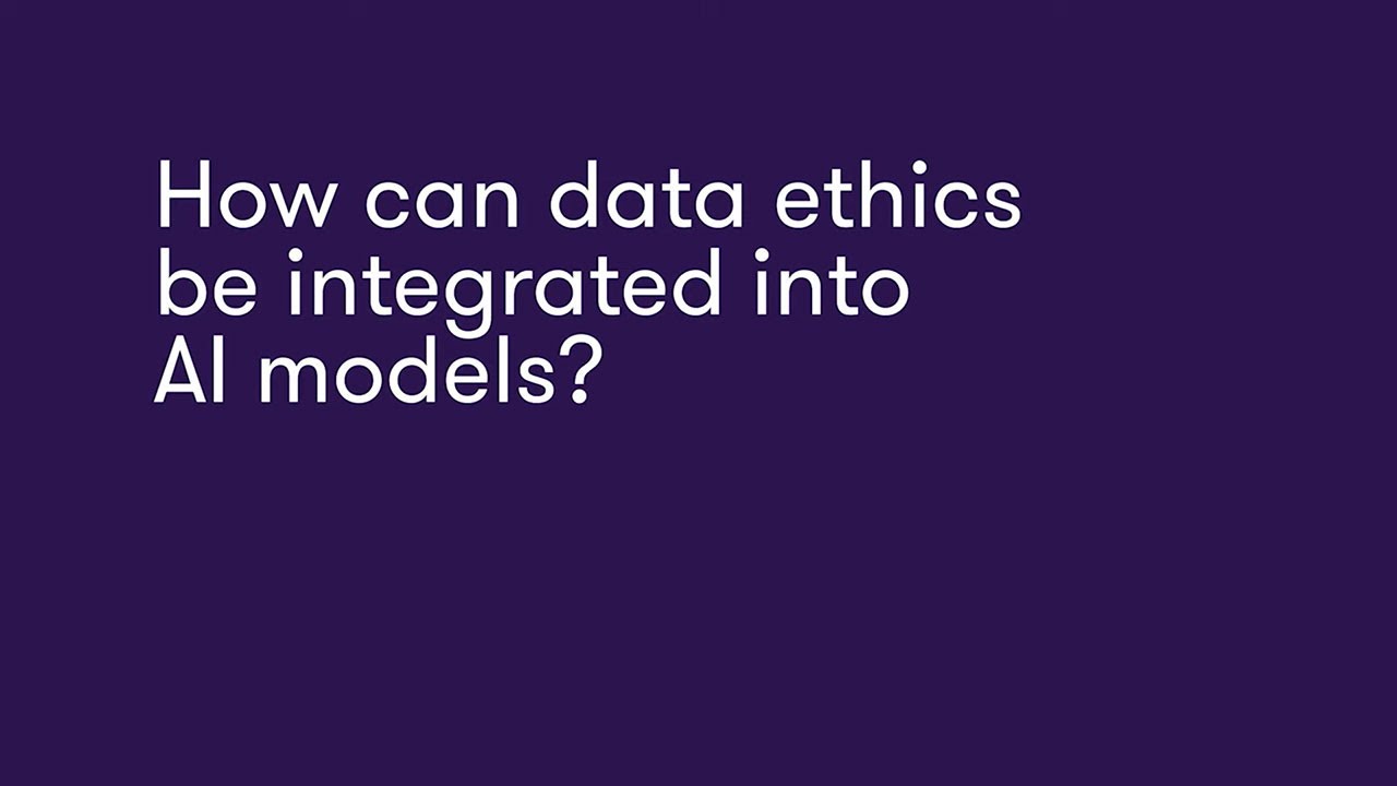 How can data ethics be integrated into AI models