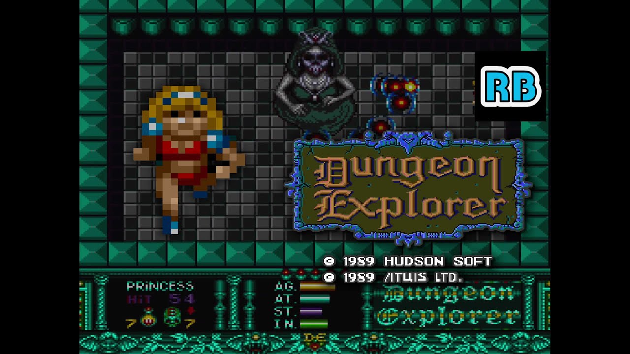 1989 [60fps] PCE Dungeon Explorer Princess Nomiss ALL