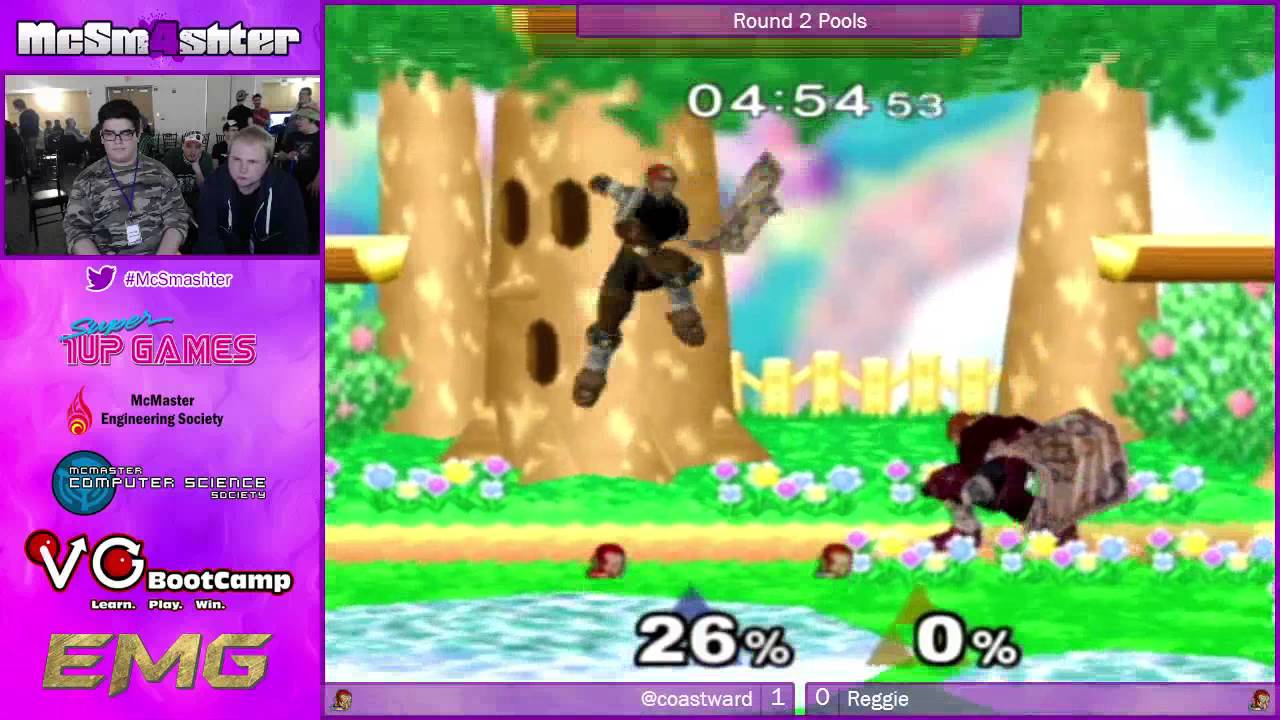 EMG Coastward vs Reggie   McSmashter4   Melee Singles Pools R2