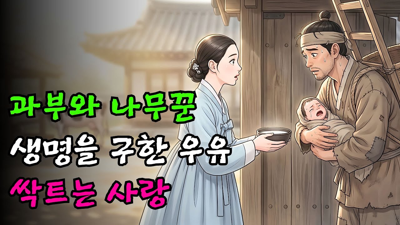부자 과부가 가난한 나무꾼에게 우유를 나눠주자 마을에 돈 소문, 그리고 찾아온 놀라운 행복