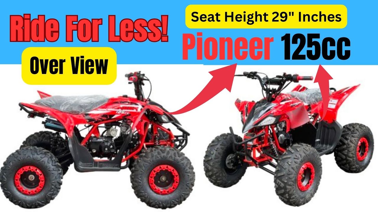 AFFORDABLE Kids OFF ROAD Pioneer 125 ATV | VITACCI PIONEER 125 Review