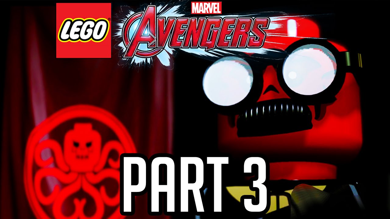 LEGO Avengers Walkthrough Part 3 - Red Skull!! (Gameplay PS4/XB1/Wii U 1080p HD)