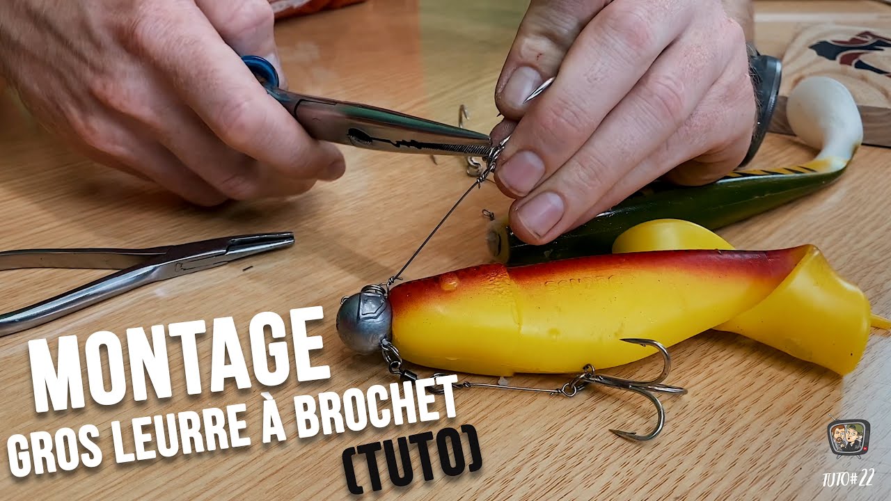 〚TUTO〛Comment monter un GROS leurre à BROCHET ? Tête Boulboule Delalande