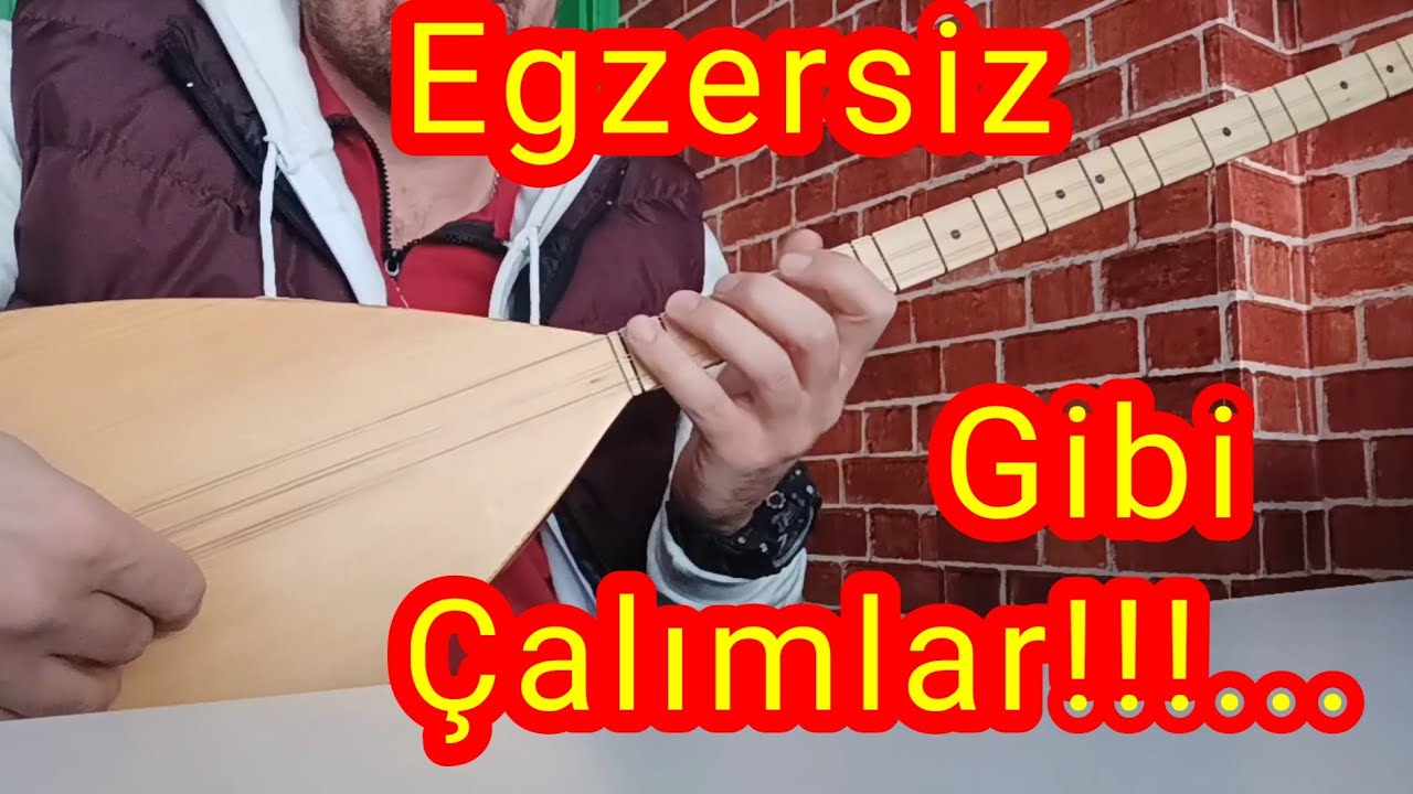 Etüd Niteliğinde Türkü Çalmak!  (Neşet Ertaş - Yolcu) Bağlama Dersi.