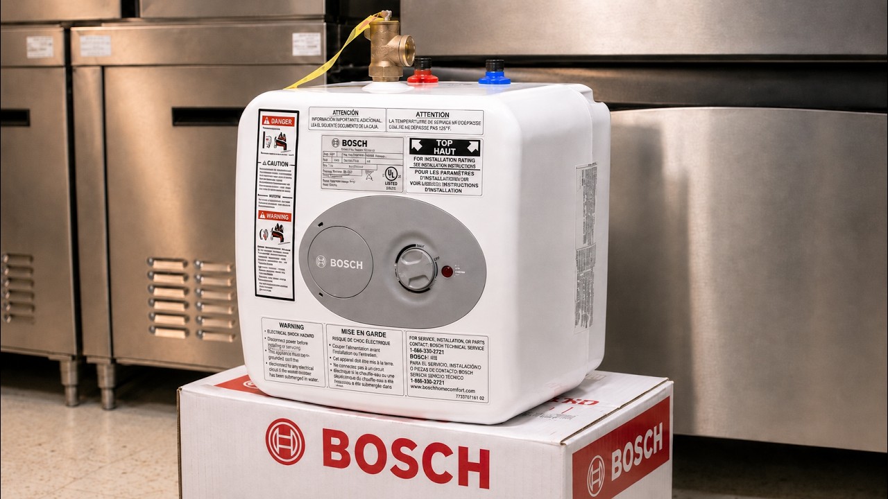 How to install a small electric water heater  SharkBite PEX Ariston GL4S