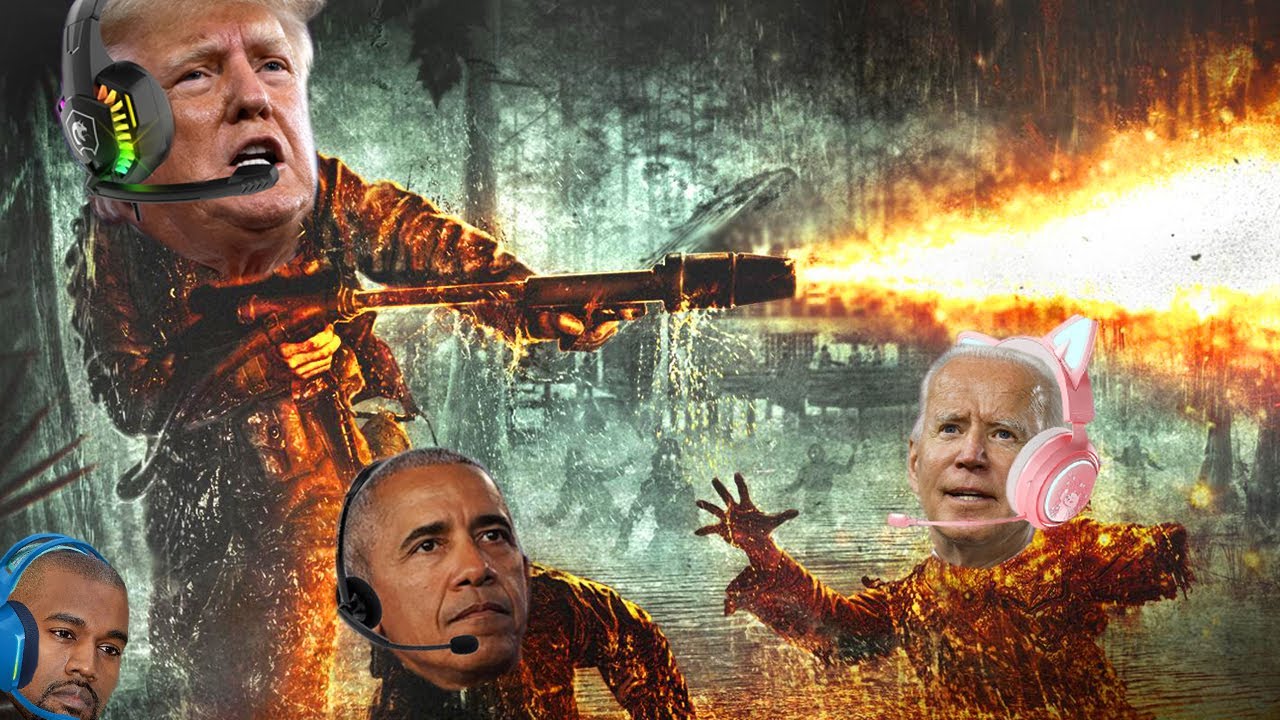The Gamer Presidents Play Shi No Numa ft. Kanye