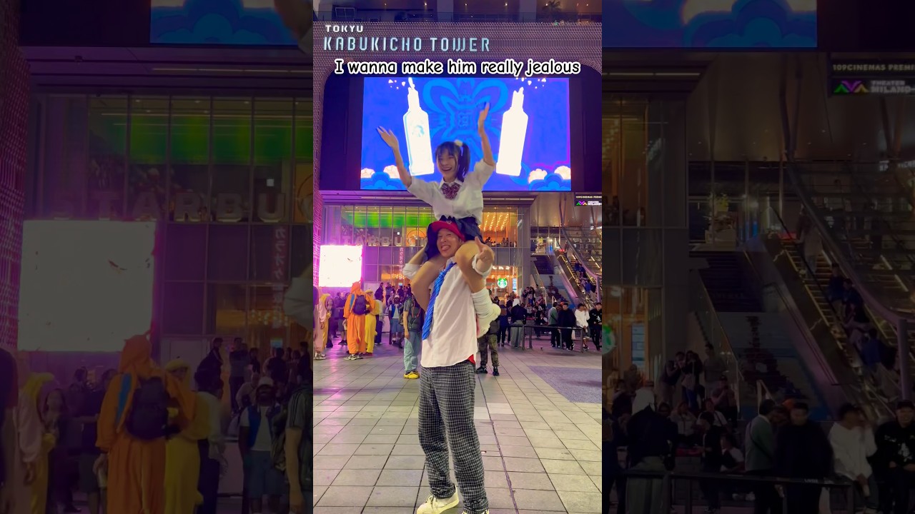 I wanna get him back...❤️/ couple dance / Olivia Rodrigo / Kabukicho Shinjuku Tokyo Japan #shorts