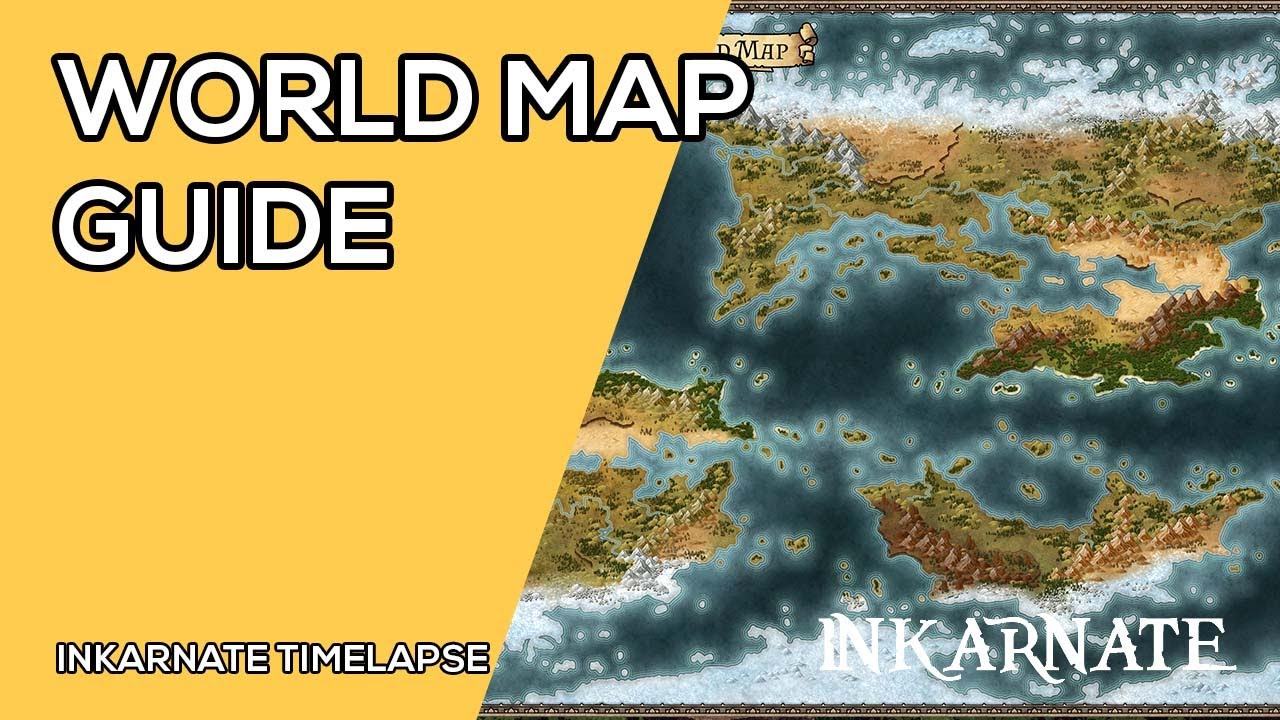 World Map Guide | Inkarnate Timelapse