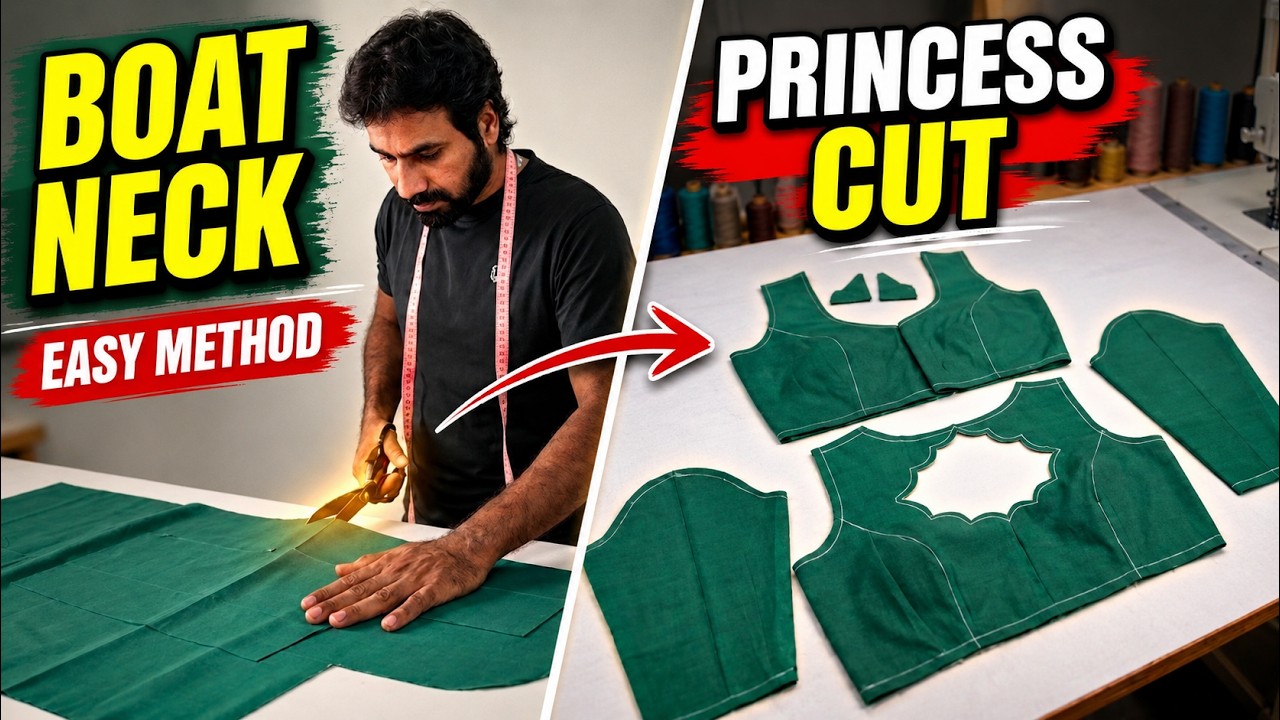 3 dot blouse Front part கட்டிங் செய்வது எப்படி?! | TailorKing