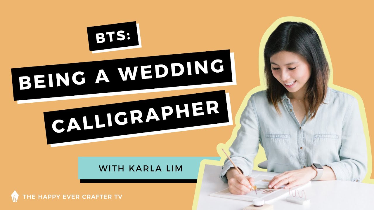 What it's ACTUALLY like being a wedding calligrapher – with Karla Lim