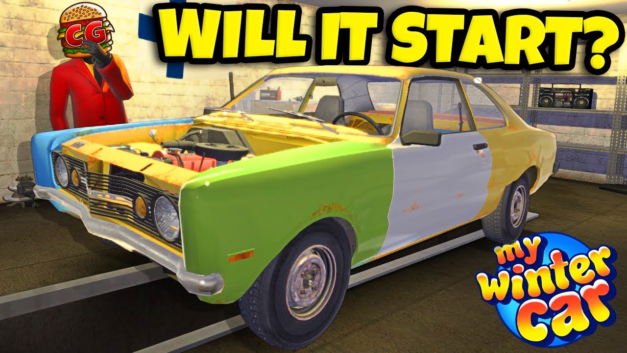 Wiring Up My Rusty Car… Will It Start? (My Winter Car)
