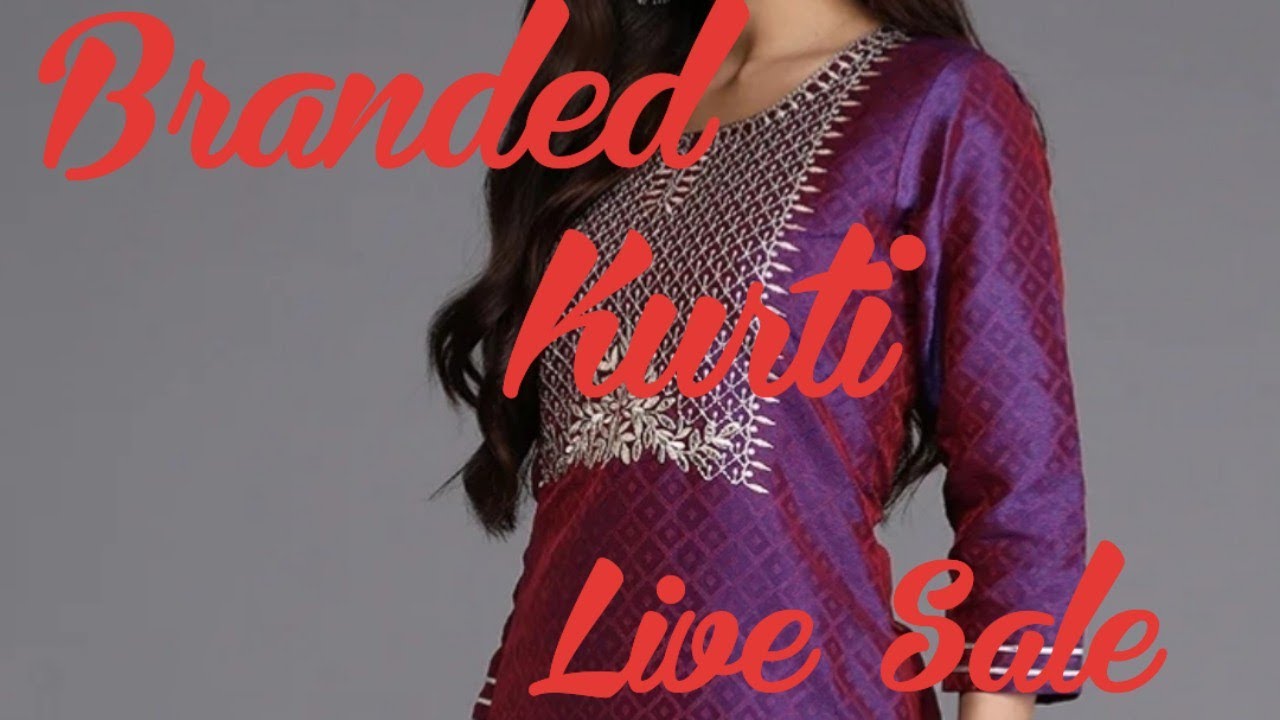 Thursday Live for Branded Kurtis sale 🌷 Booking no.9899504070