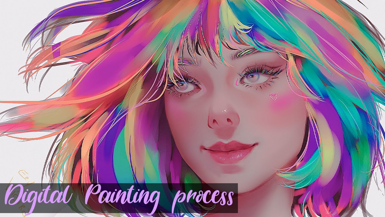 COLORS - Digital Painting Process - Medibang Paint