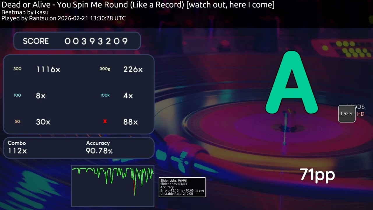 You Spin Me Round (Like a Record) [watch out, here i come] +HD pass