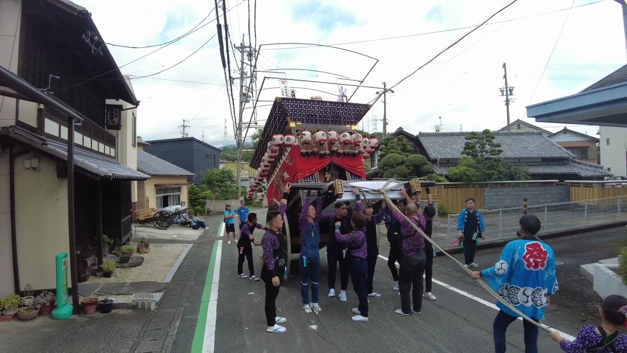 4K 令和5(2023)年9月16日(土)　事任八幡宮例大祭　下町　下木戸　常盤閣 5