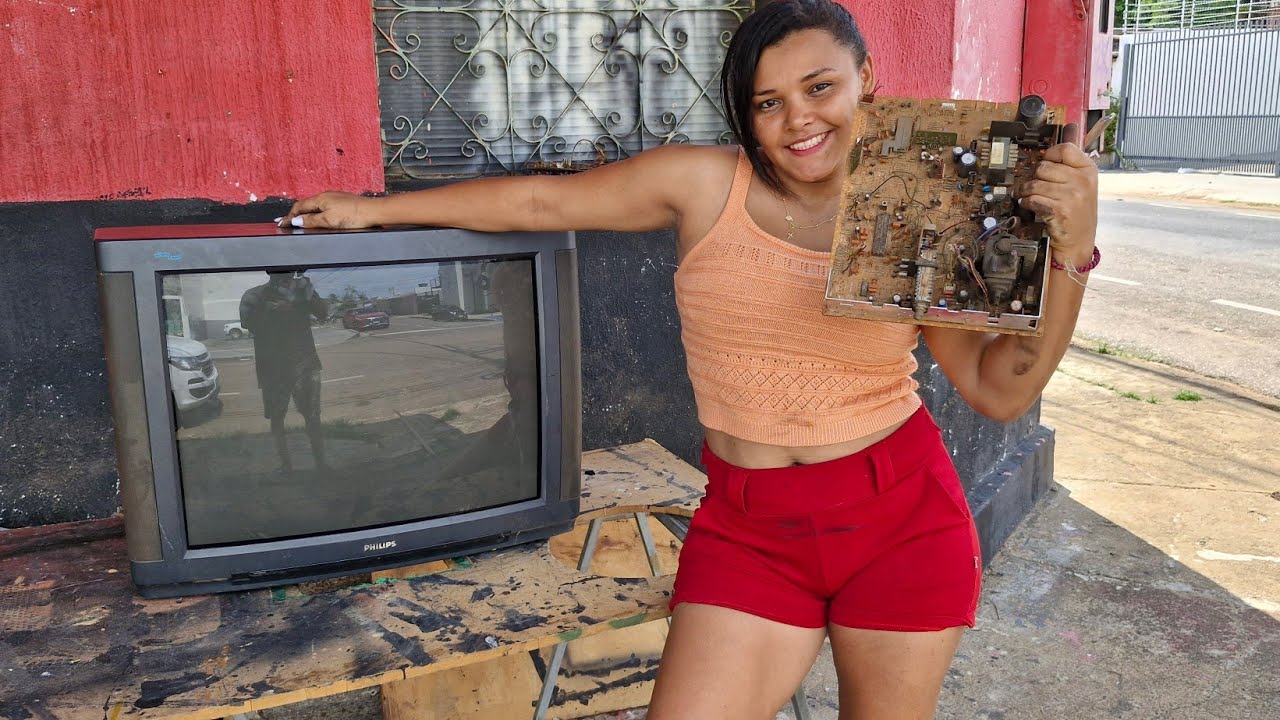 veja o'que vamos aproveitar de uma TV de tubo