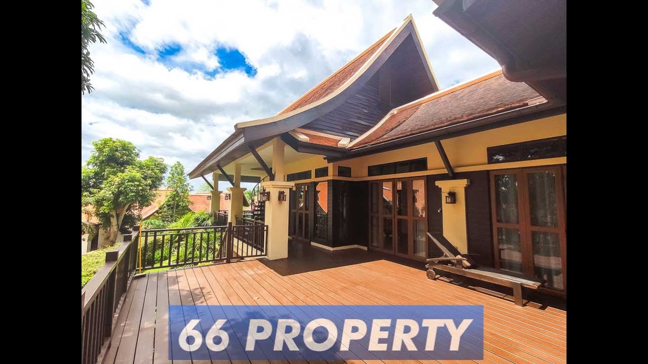 3 Bedroom Lanna Home for Rent at Resort near Prem School in Mae Rim