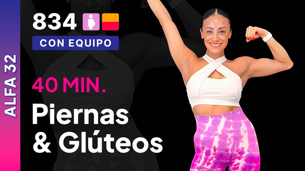 Día 14 Alfa-32 | Pierna & Glúteos | Rutina para pierna en casa | Rutina con mancuernas