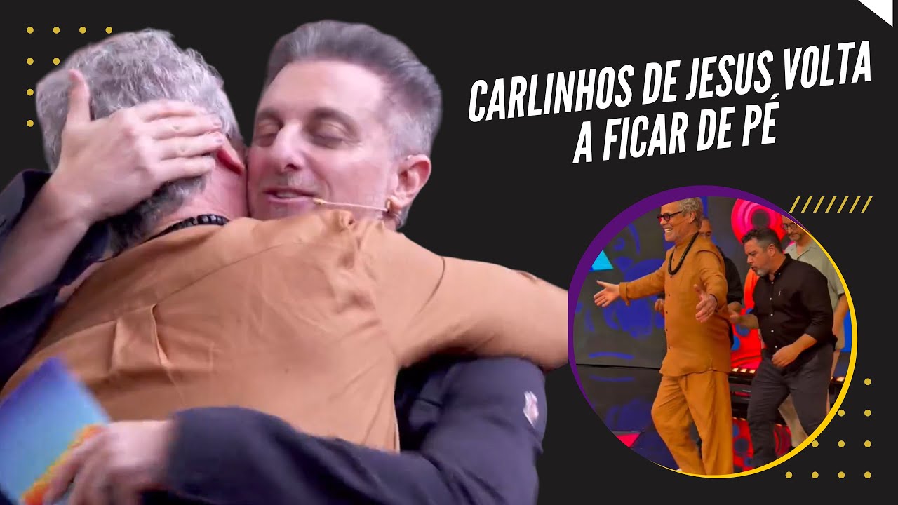 Emoção no Domingão! Carlinhos de Jesus volta a ficar de pé e comove o público
