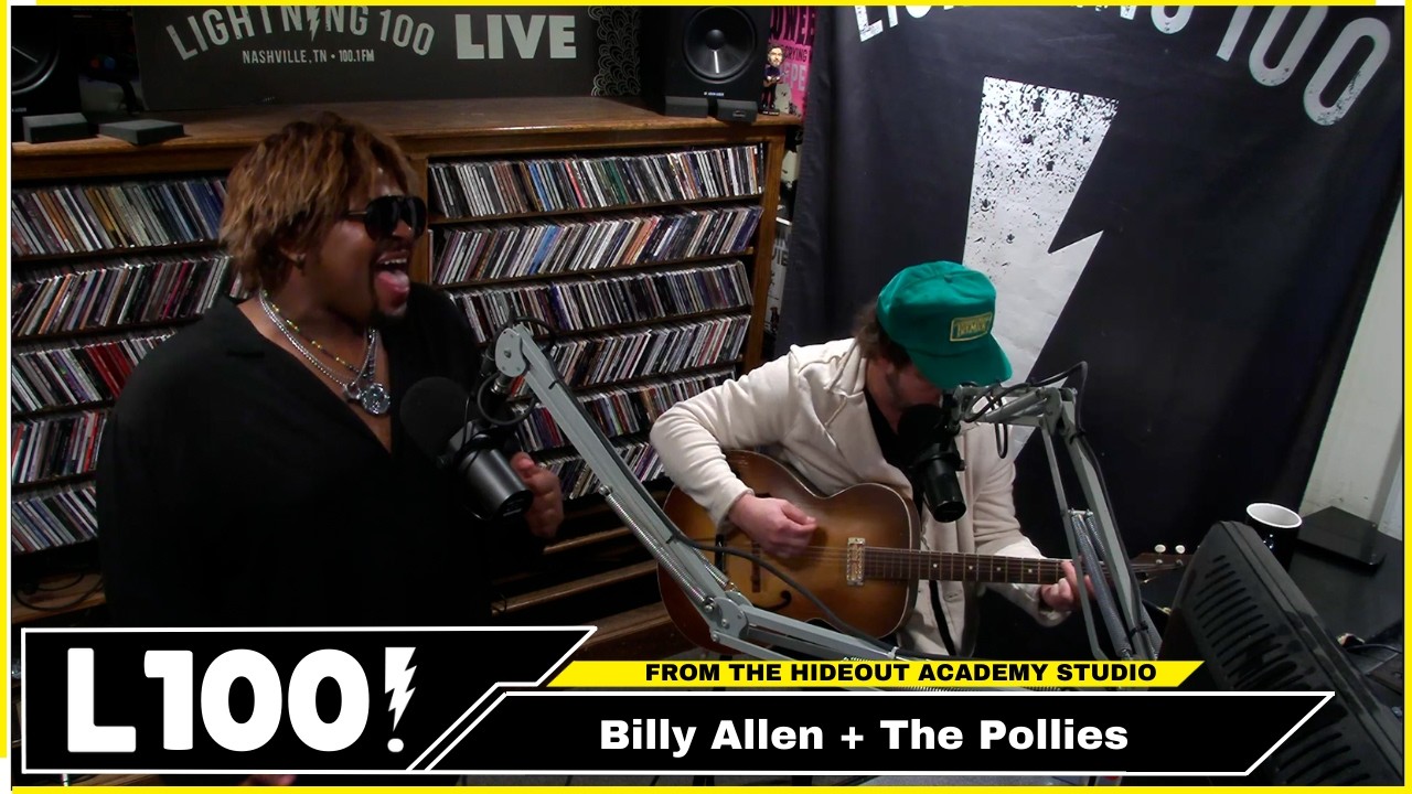 Группа Billy Allen + The Pollies исполняет песни “If You Want Me To Stay” и “It's Okay” вживую.